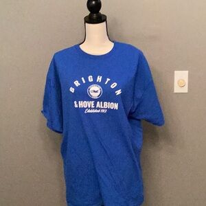 Albion Official Men’s Blue 2XL Cotton Tee EUC
